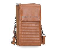 Pepe Jeans Biker Umhängetasche, Braun, 11 x 20 x 4 cm, Polyester, mit Details aus Kunstleder von Joumma Bags, braun, Talla única, Umhängetasche