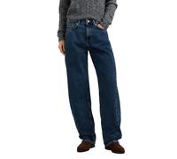 Haremsjeans PEPE JEANS "balloon fit jeans BOW MW BALLOON DARK STONEWASH", Damen, Gr. 32, Länge 30, blau (11.5oz blau rigid denim), 100% Baumwolle, Jeans (78423863-32) 11.5oz blau rigid denim