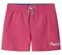 Pepe Jeans Boy's PJ Solid Swimshort Shorts, Pink (Hot Pink), 12