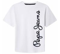 Pepe Jeans Jungen Waldo T-Shirt, Weiß (Weiß), 12 Jahre