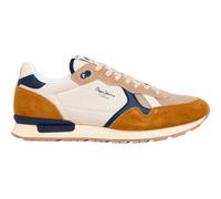 Pepe Jeans Brit Camp M Herren-Sneaker, Braun (Tabakbraun), Größe 45, Brown Tobacco Brown, 46 EU