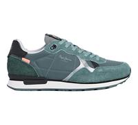 Pepe Jeans BRIT Flyer M Herren-Sneaker, Grün (Casting Green), 43 EU, Grünes Guss-Grün, 43 EU