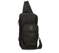 Pepe Jeans Bromley 24 Umhängetasche, Einheitsgröße, Schwarz, Eine Größe passt Allen, Umhängetasche