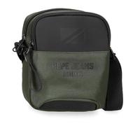 Pepe Jeans Bromley Kleine Umhängetasche Grün 12x16x3,5 cm Polyester, grün, Talla única, Kleine Umhängetasche