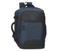 Pepe Jeans Bromley Rucksack für Notebook, 39,6 cm (15,6 Zoll), Blau, 25 x 40 x 20 cm, Polyester, 17 l, von Joumma Bags, blau, Talla única, Kabinenrucksack für Laptop
