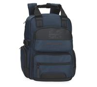 Pepe Jeans Bromley Rucksack für Notebook, 39,6 cm (15,6 Zoll), Blau, 28 x 40 x 16 cm, Polyester, 17,92 l, blau, Talla única, Laptop-Rucksack