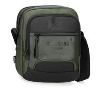 Pepe Jeans Bromley Umhängetasche groß, Grün, 22 x 27 x 8 cm, Polyester, grün, Talla única, Große Umhängetasche