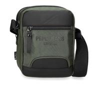 Pepe Jeans Bromley Umhängetasche Grün 17x22x7,5 cm Polyester, grün, Talla única, Umhängetasche