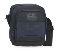 Pepe Jeans Bromley Umhängetasche, Gürteltasche, Reisezubehör, Polyester, verschiedene Größen, Schwarz, Grün, Rot, Grau, Polyester von Joumma Bags, blau, Talla única, Mittelgroße Umhängetasche