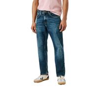 Straight-Jeans PEPE JEANS "CASH", Herren, Gr. 31, Länge 34, blau (used blau), Denim/Jeans, Obermaterial: 99% Baumwolle, 1% Elasthan, straight fit, Jeans Straight-Jeans, im 5-Pocket-Stil (76644031-31)