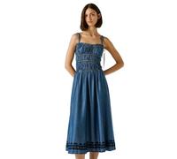 Pepe Jeans Cass ärmelloses Langes Kleid S Blue