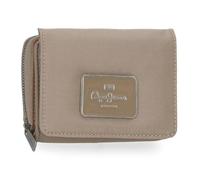 Pepe Jeans Christine Geldbörse mit Geldbörse, Beige, 10 x 8 x 3 cm, Polyester, mit Details aus Kunstleder von Joumma Bags, Beige, Talla única, Brieftasche mit Geldbörse