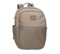 Pepe Jeans Christine Gepäcktasche für Damen, 1 Stück, Taupe, Talla única, PC-Rucksack