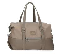 Pepe Jeans Christine Reisetasche, Beige, 40 x 25 x 20 cm, Polyester, mit Kunstlederdetails, 20 l, von Joumma Bags, Beige, Talla única, Reisetasche