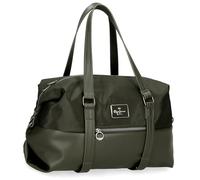 Pepe Jeans Christine Reisetasche, Grün, 40 x 25 x 20 cm, Polyester, mit Kunstlederdetails, 20 l, von Joumma Bags, grün, Talla única, Reisetasche