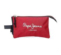 Pepe Jeans Clark Triple Red Federmäppchen 22 x 12 x 5 cm Polyester