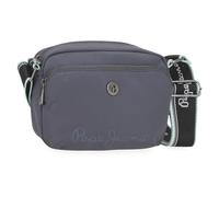 Pepe Jeans Corin Umhängetasche, grau, 21 x 14 x 5 cm, Polyester und PU von Joumma Bags, grau, Talla única, Umhängetasche