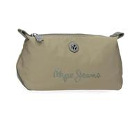 Pepe Jeans Corin Kulturbeutel, Grün, 20,5 x 11,5 x 7,5 cm, Polyester und PU von Joumma Bags, grün, Talla única, Kosmetiktasche