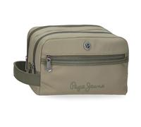 Pepe Jeans Corin Kulturbeutel, Grün, 26 x 16 x 12 cm, Polyester und PU von Joumma Bags, grün, Talla única, Kosmetiktasche