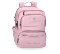 Pepe Jeans Corin Laptop-Rucksack, 39,6 cm, Rosa, 29 x 40 x 14 cm, Polyester und PU, 18,48 l, von Joumma Bags, Rosa, Talla única, laptoprucksack