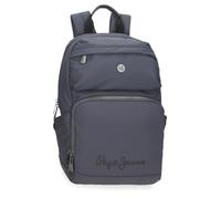 Pepe jeans Corin Rucksack für Laptop, 33,8 cm (13,3 Zoll), Grau, 25 x 37 x 10 cm, Polyester und PU, 9,25 l, von Joumma Bags, grau, Talla única, Laptop-Rucksack