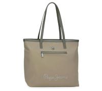 Pepe Jeans Corin Tragetasche 39,6 cm (15,6 Zoll), Grün, 34 x 32 x 14 cm, Polyester und PU von Joumma Bags, grün, Talla única, Tragetasche