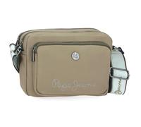 Pepe Jeans Corin Umhängetasche Grün 25 x 18 x 7 cm Polyester und PU by Joumma Bags, grün, Talla única, Umhängetasche