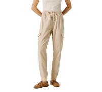 Funktionshose PEPE JEANS "trousers MID WAIST SLIM JOGGER NEW CRUSADE", Damen, Gr. 31, natural beige, 60% Lyocell, 40% Baumwolle, Hosen Funktionshose (91800726-31) natural beige