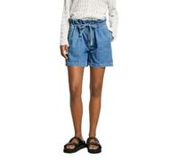 Pepe Jeans Damen A-Line Short UHW Cinch Shorts, Blau (Denim), Größe 29, Blau (Denim), 19W