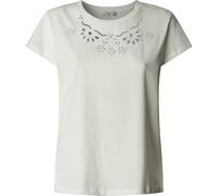 Pepe Jeans Damen Amber T-Shirt, Weiß (Weiß), L
