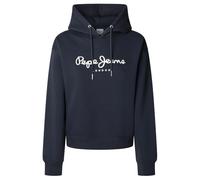 Pepe Jeans Damen Baddy Hoodie Sweatshirt, Blau (Dulwich Blue), S, Blau (Dulwich Blue), S