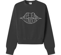 Sweatshirt PEPE JEANS "BERNIS", Damen, Gr. S, 999schwarz, Sweatware, Obermaterial: 85% Baumwolle, 15% Polyester, normal, Rundhals, Rippbündchen, Sweatshirts Sweatshirt, mit Rundhals, bestickt (6404322