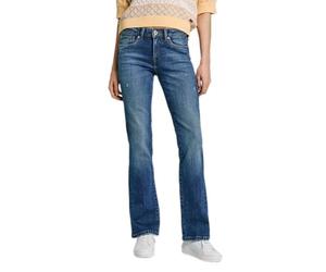 Pepe Jeans Damen Bootcut Lw PL204732 Jeans, Blue (Denim-HV4),
