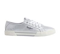 Pepe Jeans Sneaker Brady Party Low Silber Damen EU 36