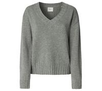Pepe Jeans Damen Cherice V Neck Strickwaren, Grau (Marl Grey), L