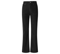 Pepe Jeans Flared Cordhose aus Baumwoll-Mix Modell 'WILLA' in Black, Größe 29/32