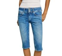 Pepe Jeans Damen Crop Lw Shorts, Blau (Denim - Ic1), 27W