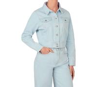 Pepe Jeans Damen Cropped Jacke, Blau (Denim - PG2), XXS