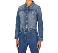 Pepe Jeans Damen Cropped Pl402431 Jacket, Blue (Denim-HV3), L