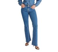 Pepe Jeans Damen Flare Jeans MW Venus Jeans, Blau (Denim-3SA), 29W / 32L