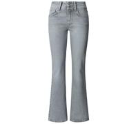 Straight-Jeans PEPE JEANS "VENUS", Damen, Gr. 29, Länge 30, grau (grau washed), Denim/Jeans, Obermaterial: 99% Baumwolle, 1% Elasthan, regular fit lang, Jeans Straight-Jeans, mit schmalem Bein (904388