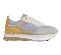 Trainingsschuh PEPE JEANS "trainers FREYA WAVE W", Damen, Gr. 41, bunt (ice blau), 60% COW SUEDE, 35% Baumwolle, 5% Polyurethan, Schuhe (45442927-41) ice blau