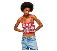 Pepe Jeans Damen Frida Top Long Sleeves Knits, Red (Studio Red), M