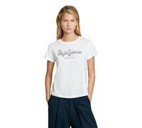 Pepe Jeans Damen Gaia T-Shirt, Weiß (Weiß), Large