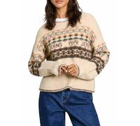 Pepe Jeans Damen Hitty Strickwaren, Beige (Ecru White), XL