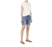 Pepe Jeans Damen Jeans Short Fitted Short MW Poppy - Mid Waist Regular Fit
