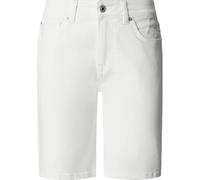 Pepe Jeans Damen Jeans Short Fitted Short MW Poppy - Mid Waist Regular Fit
