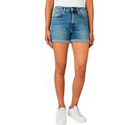 Pepe Jeans Damen Jeans-Shorts Mary Short Blau (Denim) Größe 26W