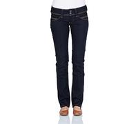 Pepe Jeans Damen Jeans Venus - Regular Fit - Blau - Rinse Plus, Größe:34W / 32L, Farbvariante:Rinse Plus PL204175M15