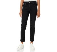 Pepe Jeans Damen Jeans Violet - Relaxed Fit Tapered Leg - Schwarz - Black Stone, Größe:27W Regular, Farbvariante:Black Stone Wash XF1